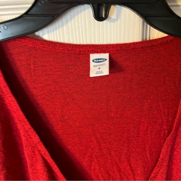 Red Maternity Sweater - Picture 4 of 4